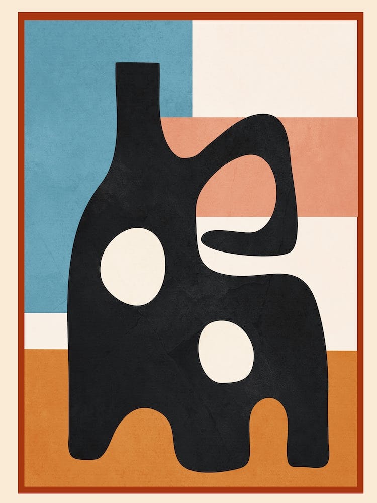 Abstract Art Vase 2