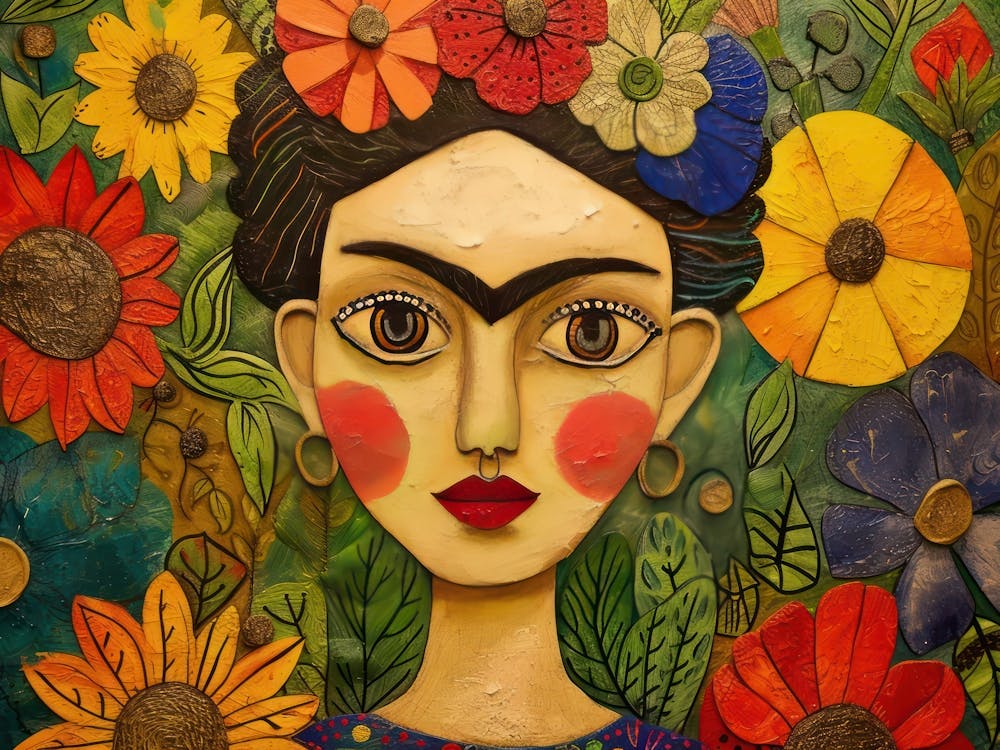 Contemporary Artwork Inspired By Frida Kahlo 1