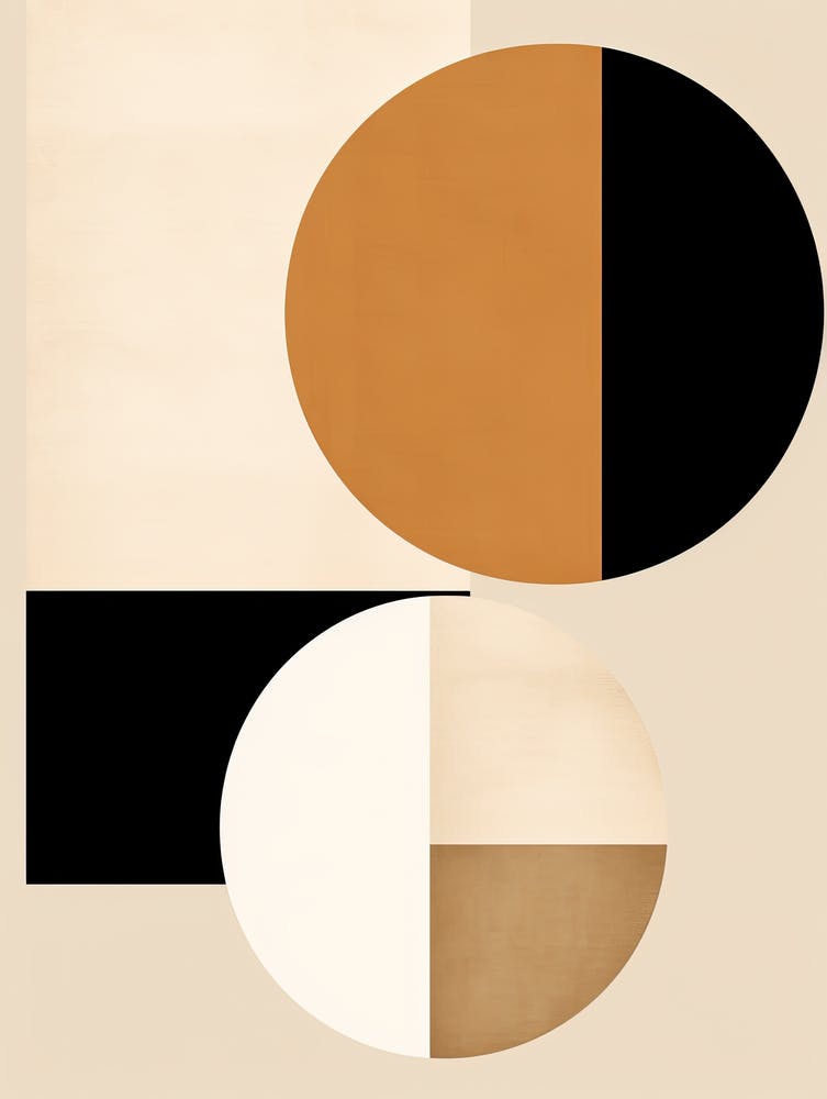 Earthy Boho Polygonscape, Modern Boho