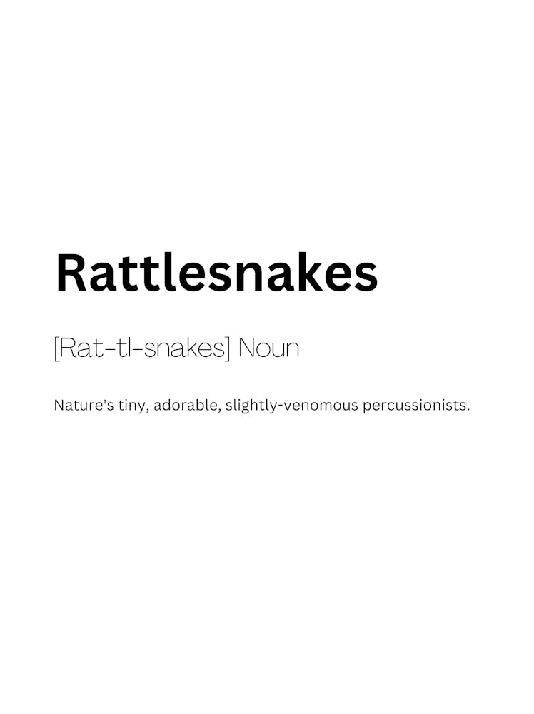 Rattlesnakes Definition Meaning