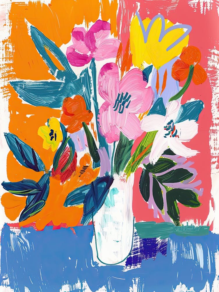 Botanical Fusion Matisse Style