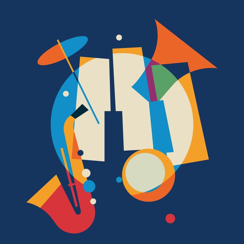 Jazz Musical Instruments 4 Square