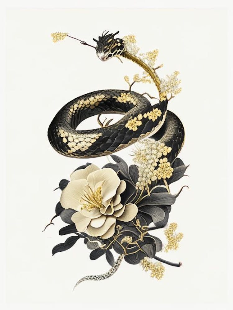 Wagler S Pit Viper Snake Gold And Black