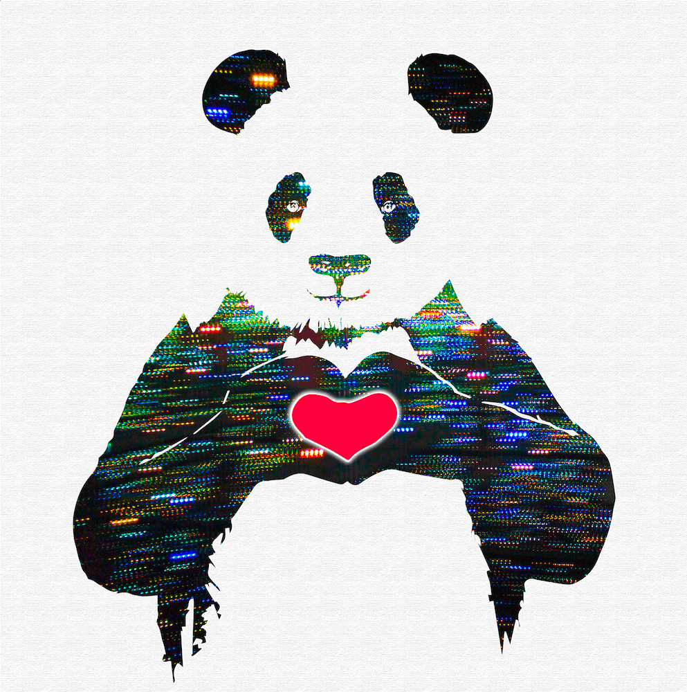 LOVELY PANDA | HQ Digital version | POP ART WORLD 2023 | www.popart.world