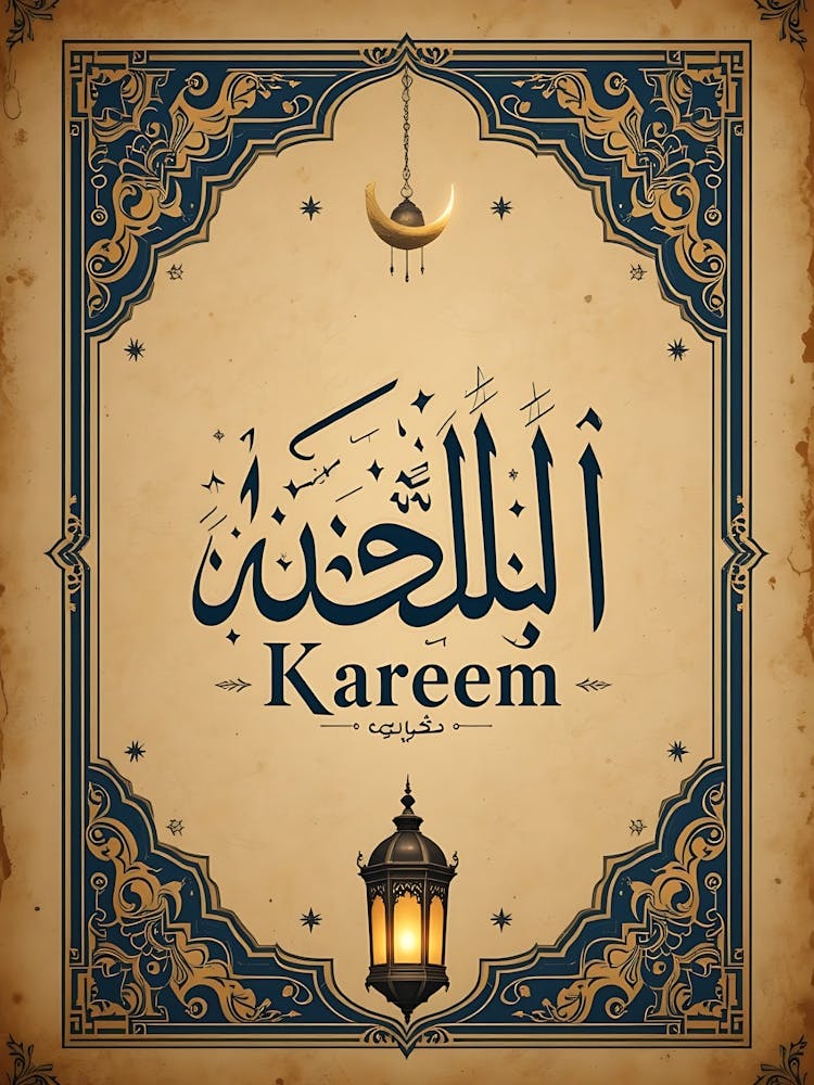 Kareem Arabic Calligraphy