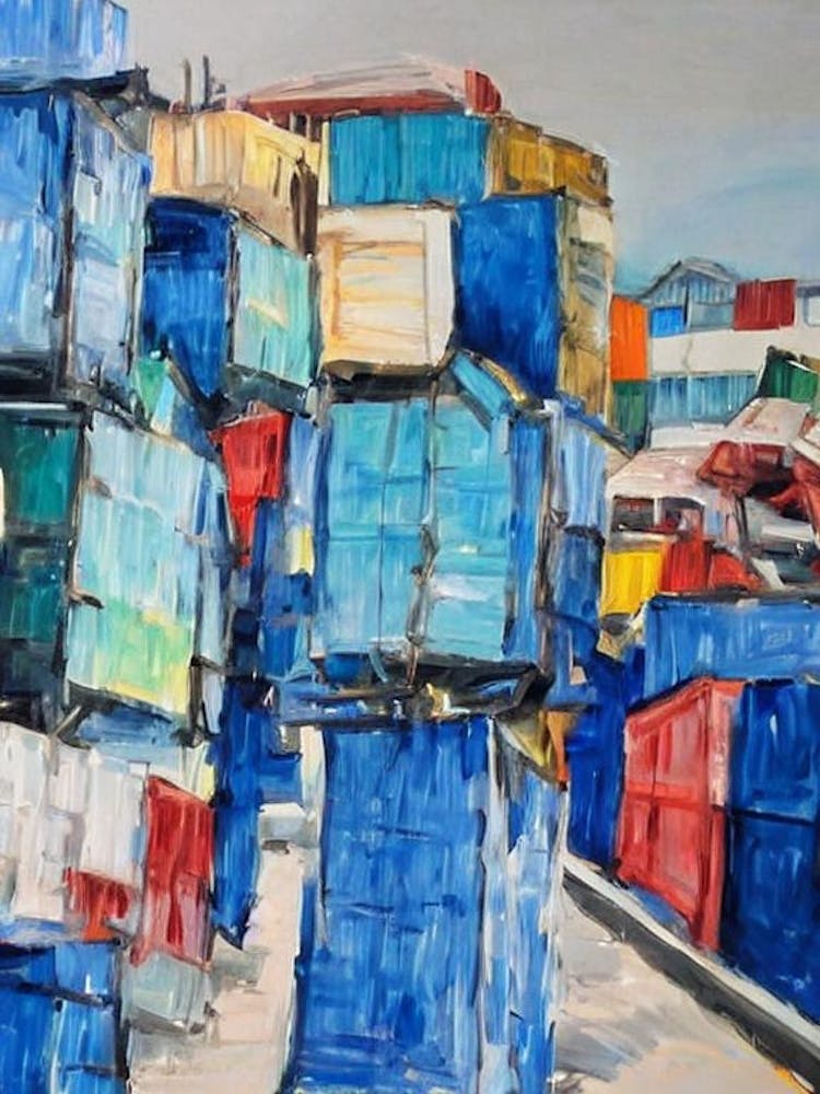 Port Of Iloilo Philippines Abstract Block 1 harbour