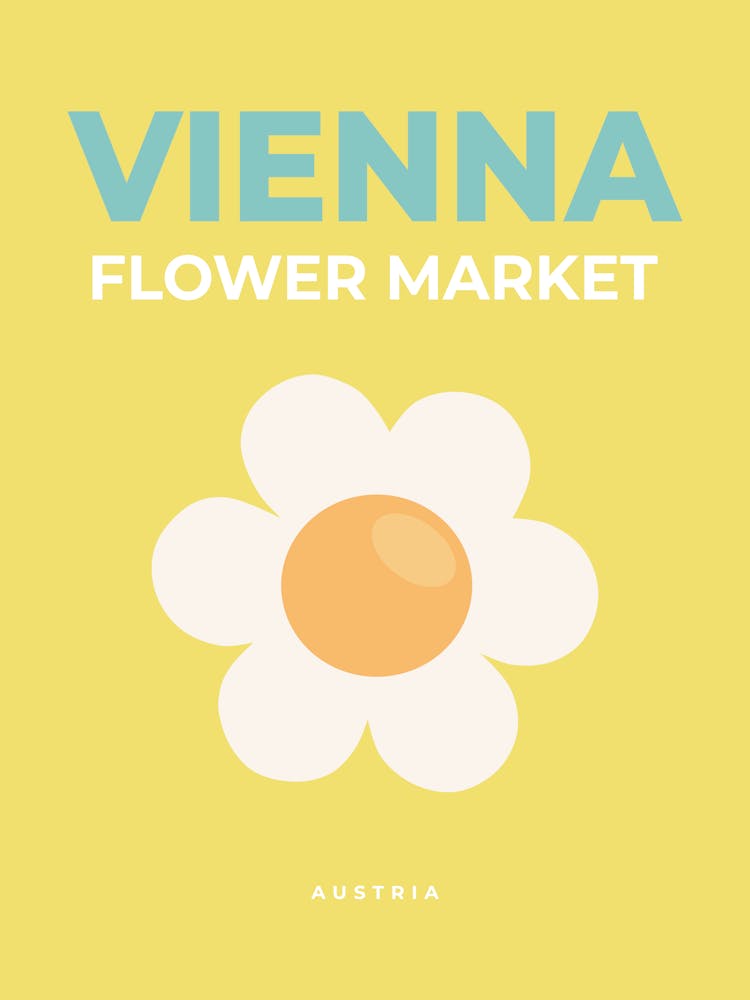 Flower Market Vienna Autria Yellow
