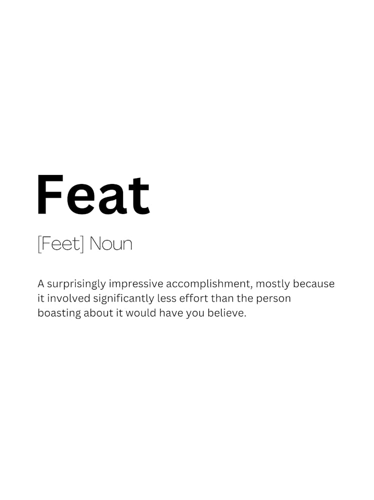 Feat Definition Meaning