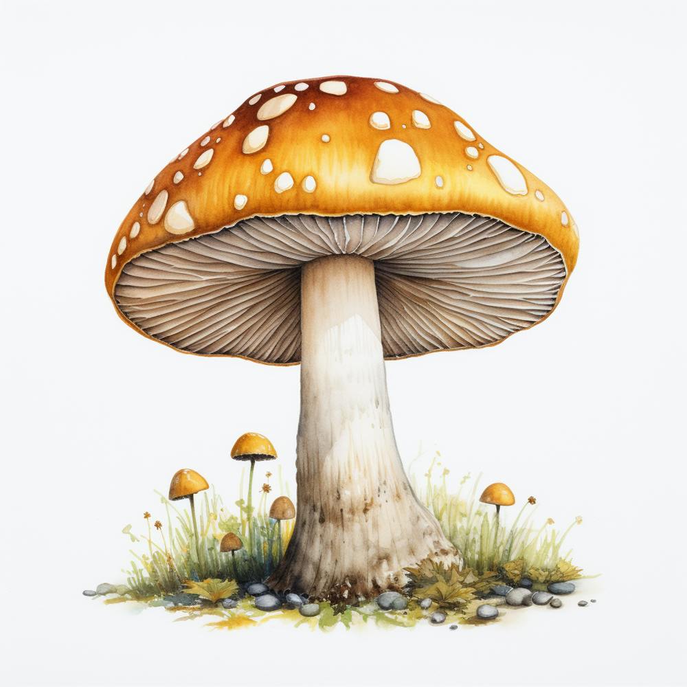 Mushroom drawing