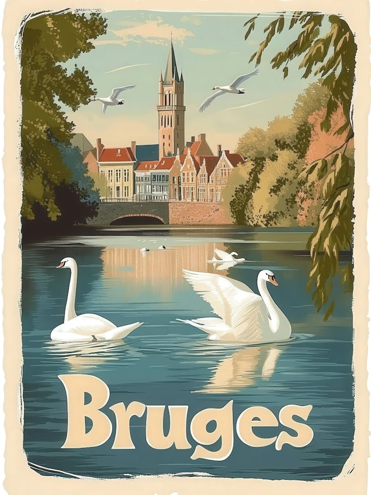 Aihrgdesign A Mid Century Modern Travel Poster For Bruges Sho 24b1dc98 22cd 4057 8137 7c47e6ba07cc 0