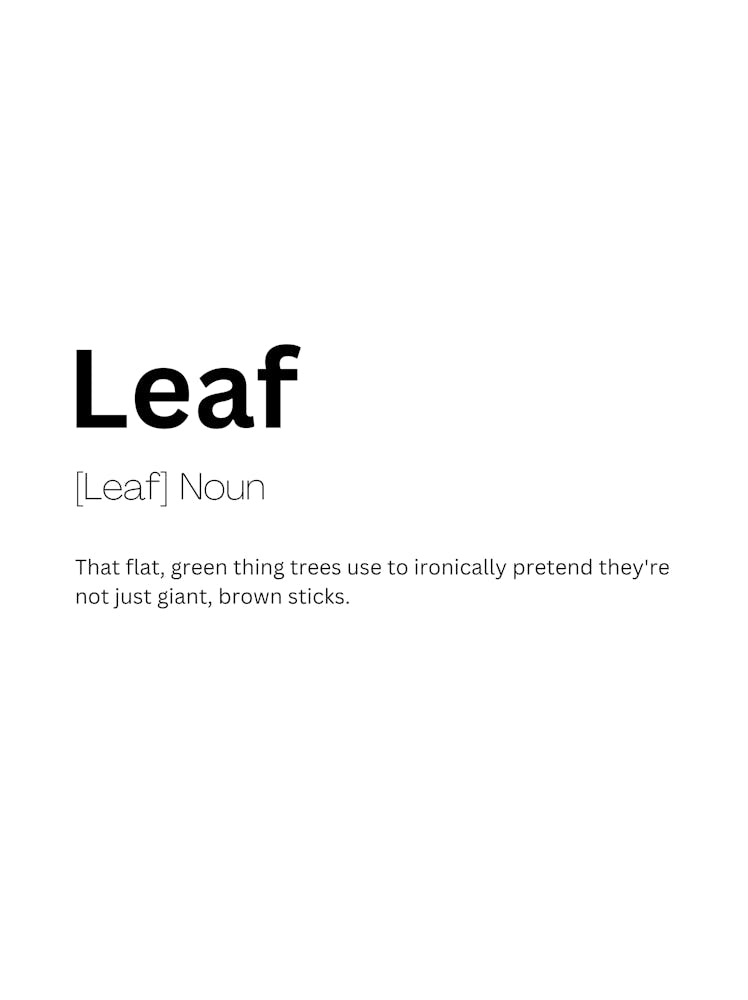 Leaf Definition Meaning