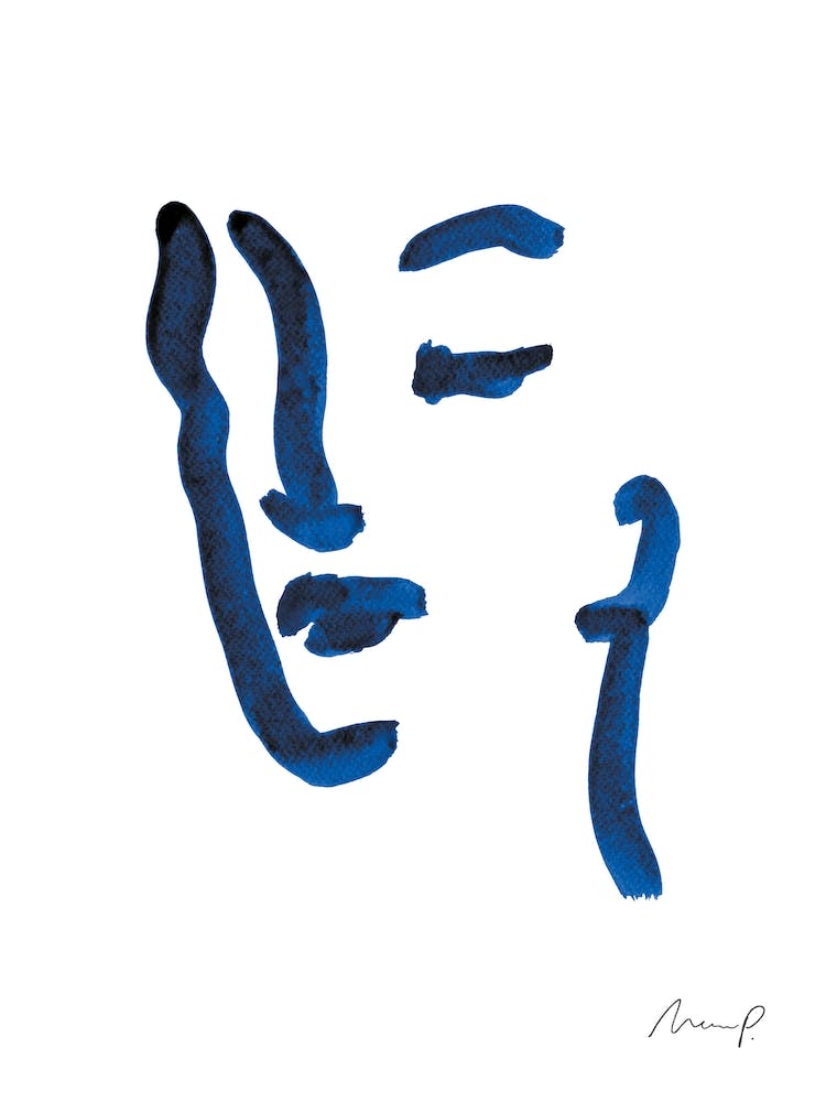 Blue Portrait 8