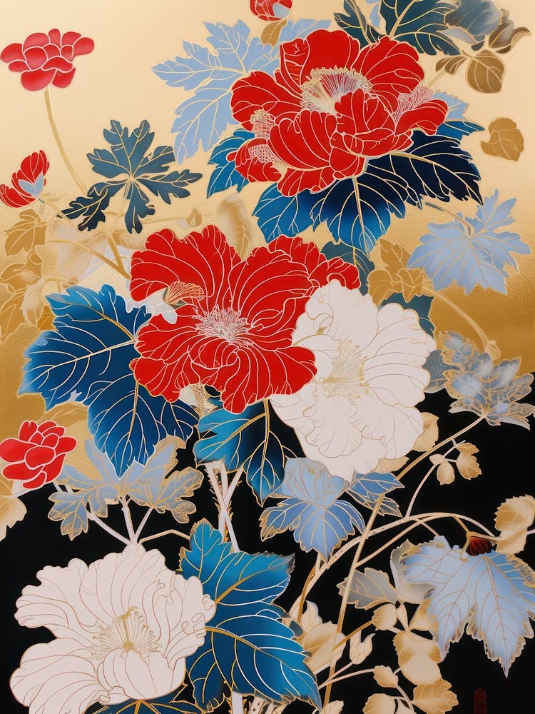 Great Japan Hokusai Japanese Floral 15