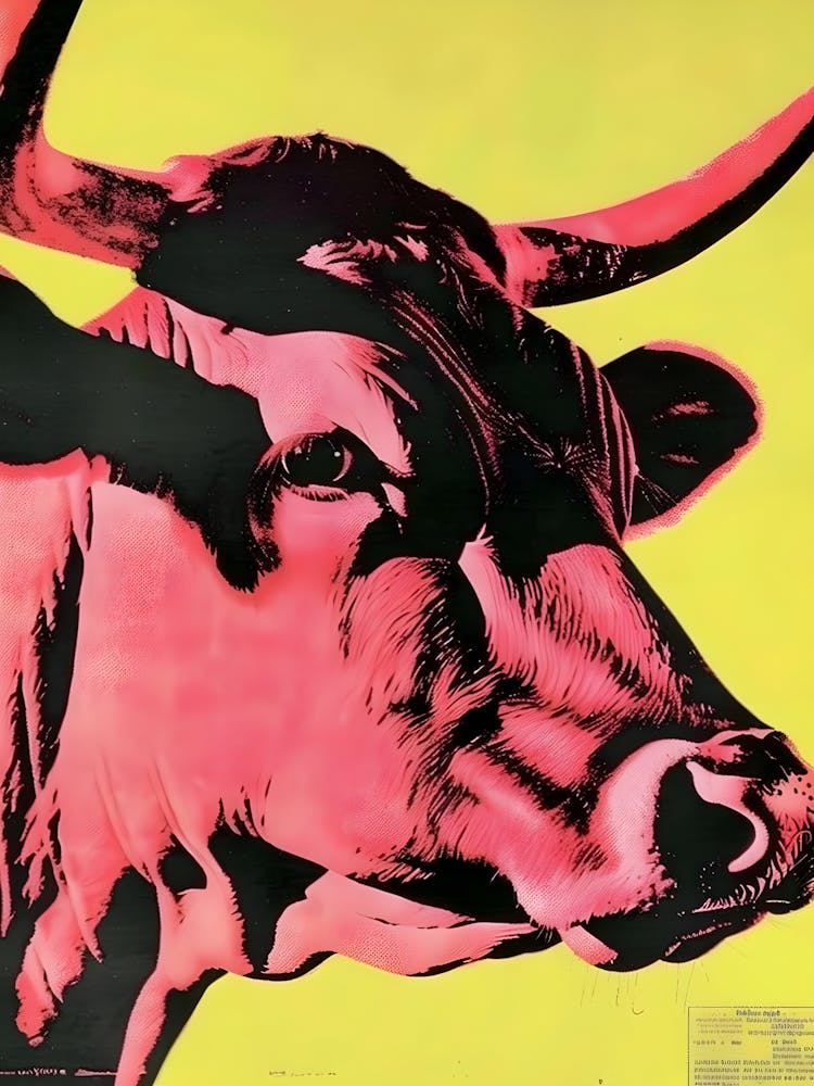 Bull By Andy Warhol