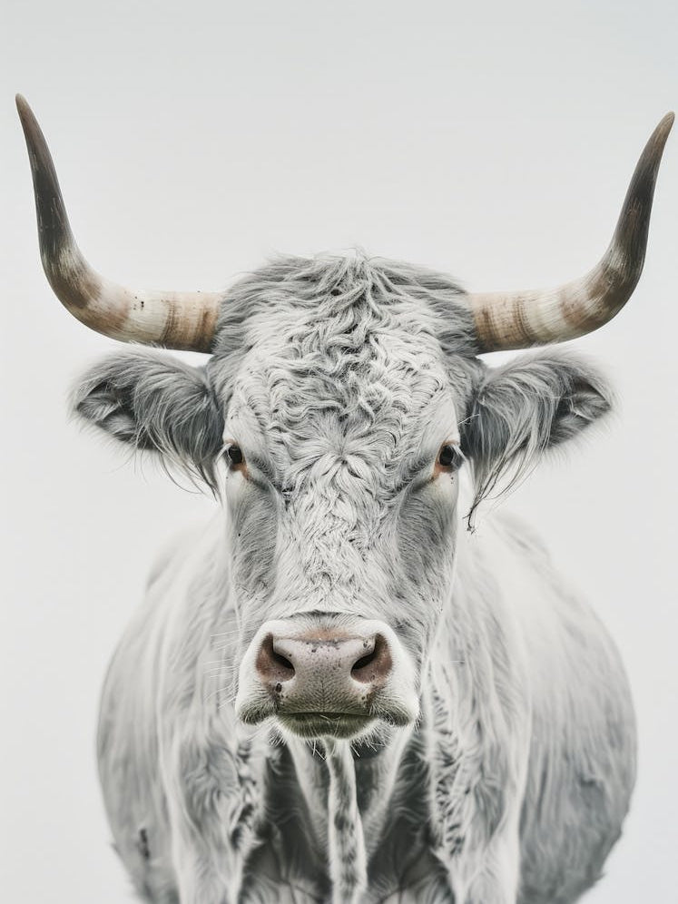 White Cow Canvas Print