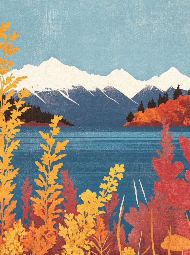 Autumn At Lake Taupo