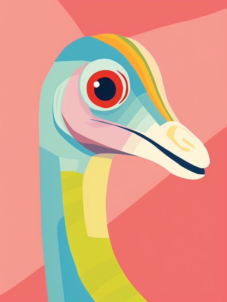 Colourful Dinosaur Compsognathus 3