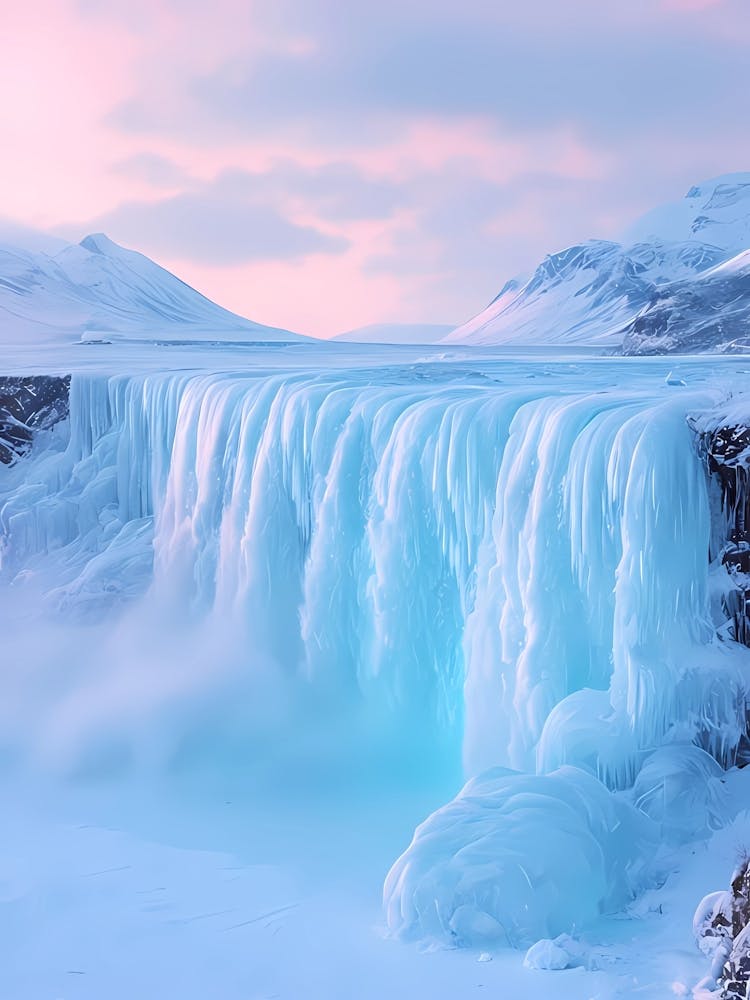 Waterfall In Iceland 1