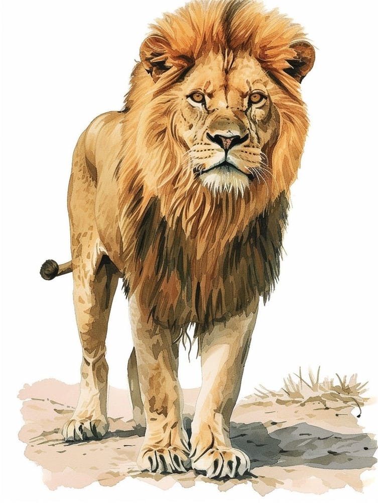 Barbary Lion Hunting 1