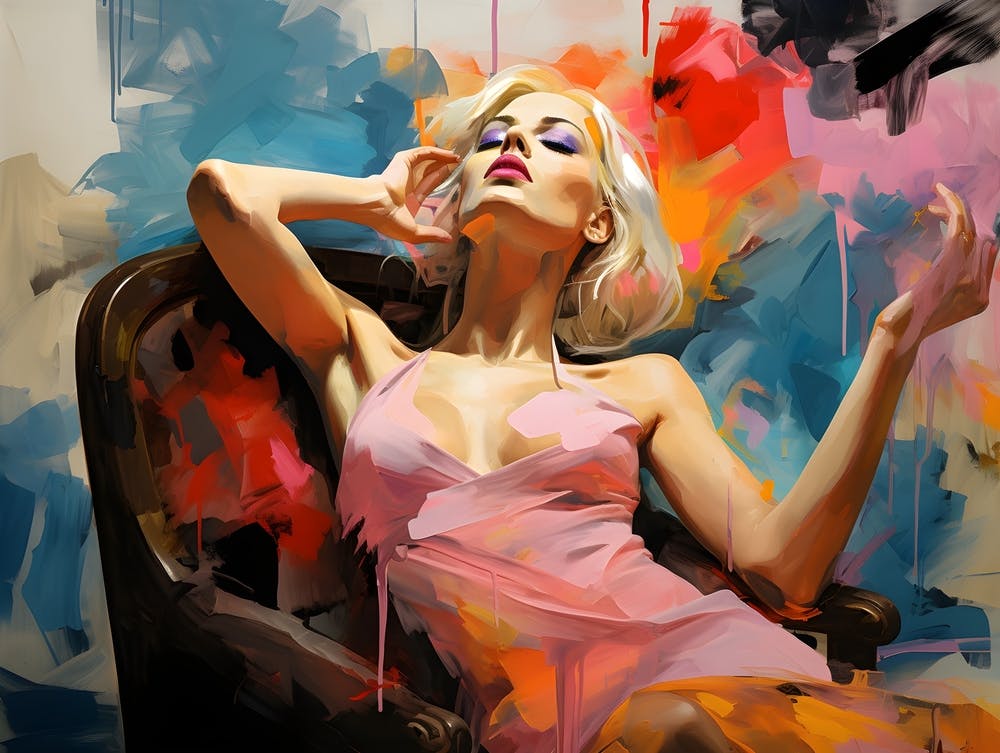 Sexy Woman In Pink 1