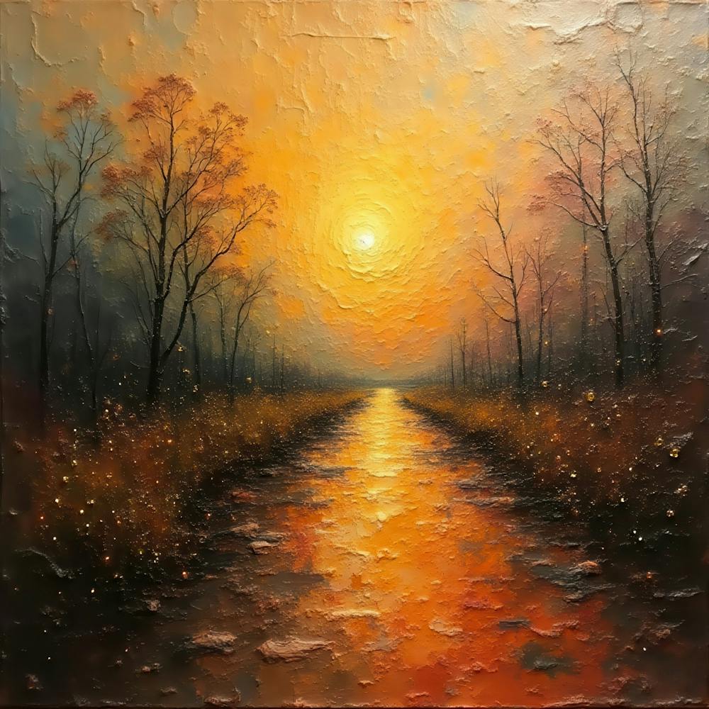 Sunset In The Forest 18