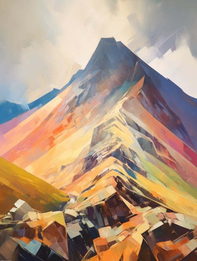 Cadair Idris Wales 2 Mountain Painting