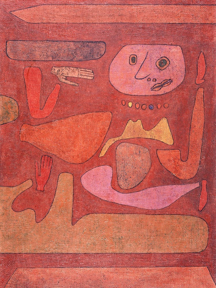 The Man Of Confusion, Paul Klee Abstract