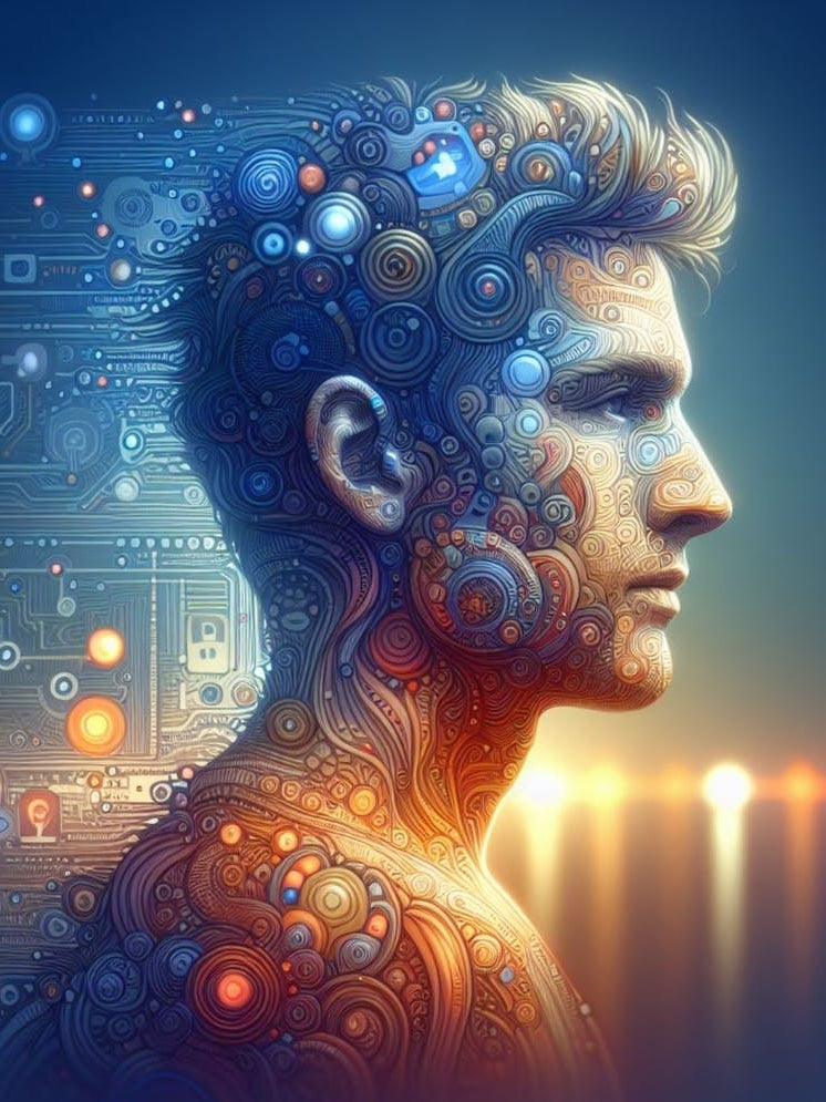 Masculine Digital Profile Photo