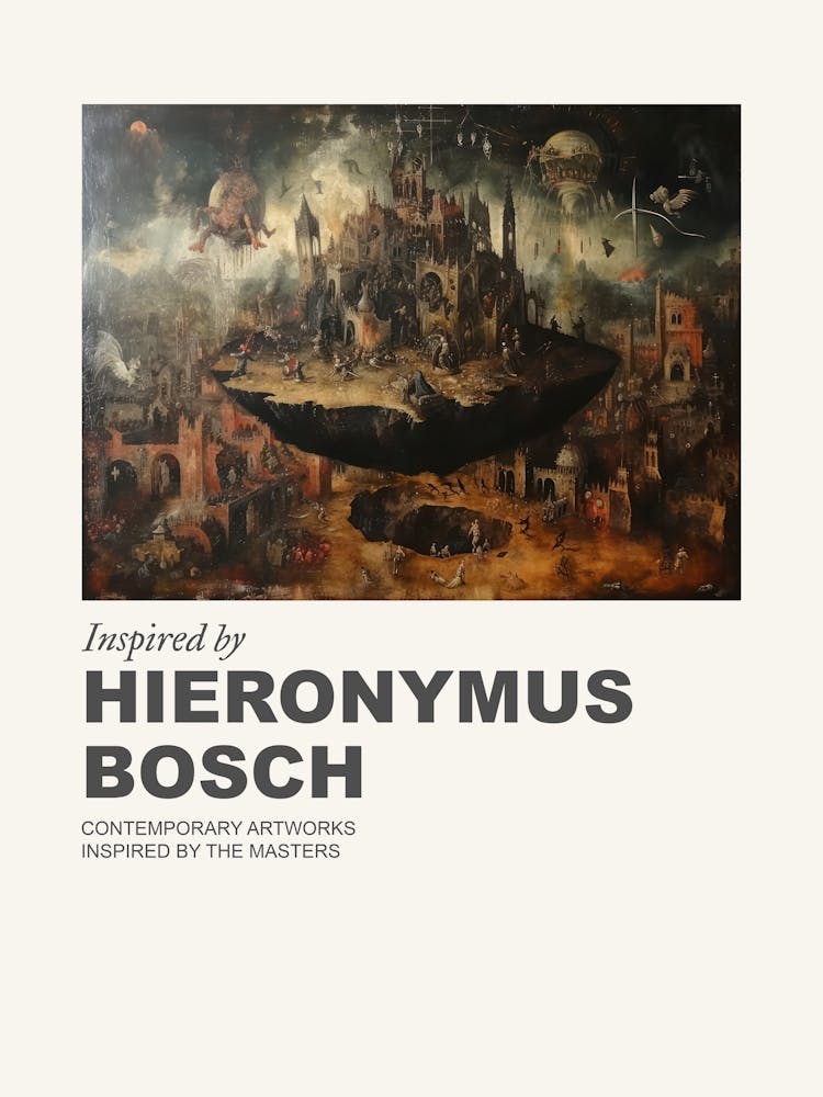 Museum Poster Inspired By Hieronymus Bosch 1