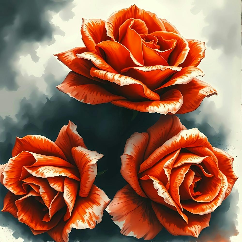 Orange Roses 2