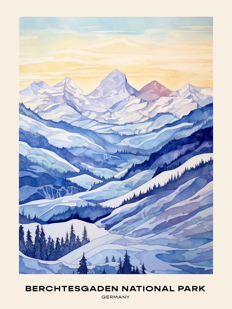 Berchtesgaden National Park Germany 3 Poster