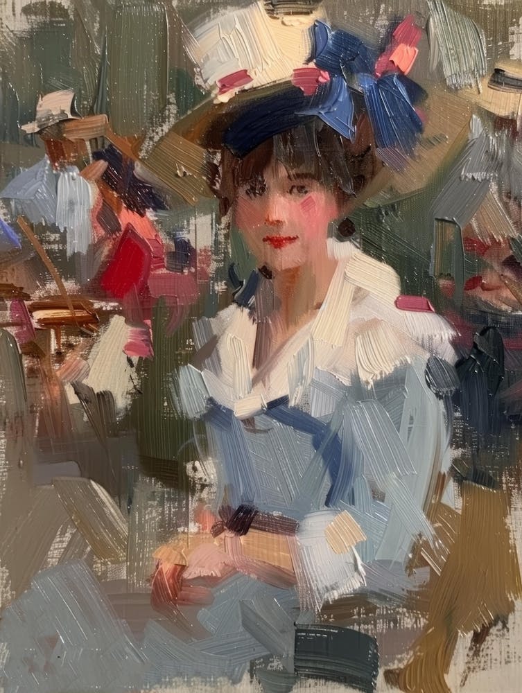 Lady In A Hat 3