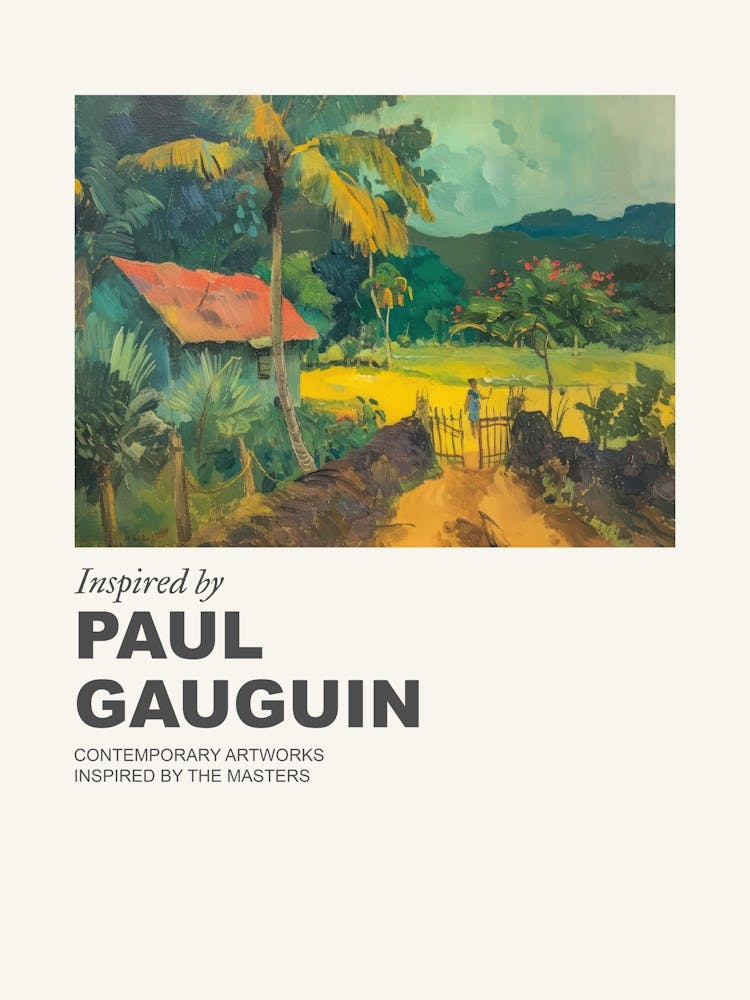 Museum Poster Inspired By Paul Gauguin 2