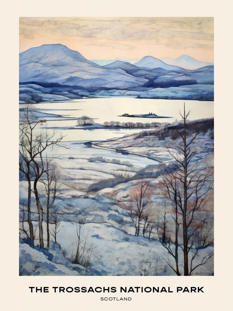 Loch Lomond And The Trossachs National Park Scotland 3 Poster