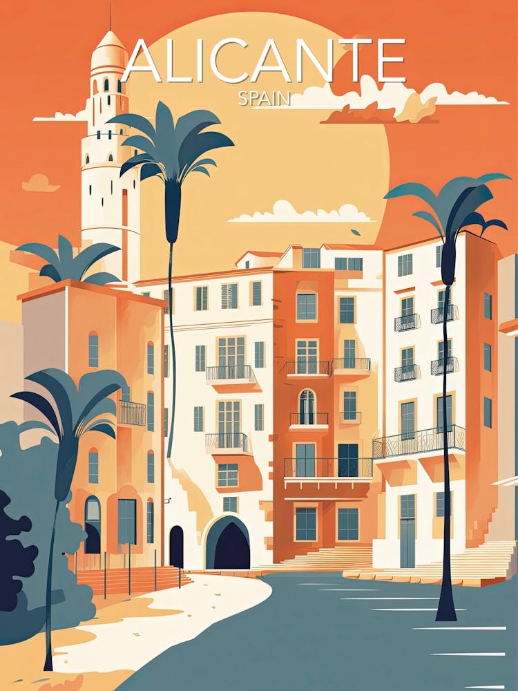Alicante, Spain | | Modern Poster