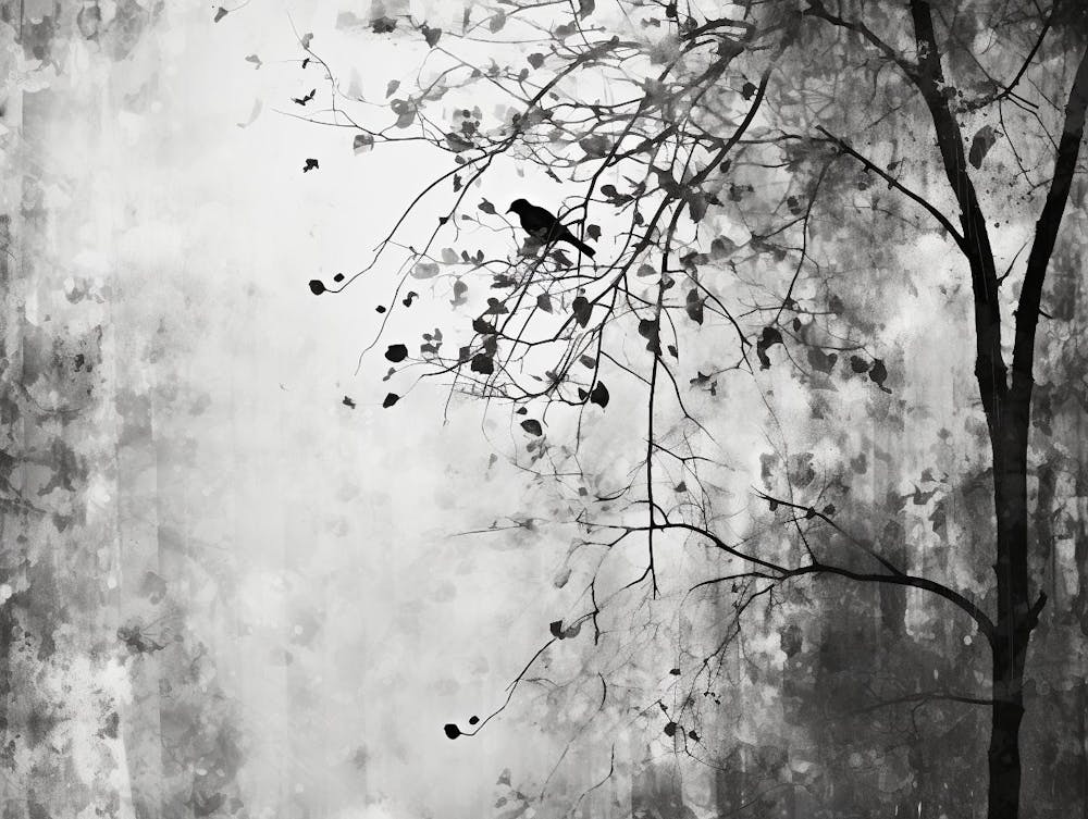 Nature Abstract Black And White 7