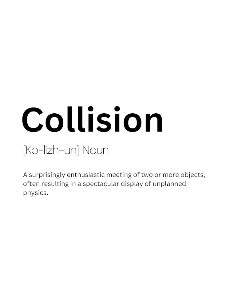 Collision Definition Meaning
