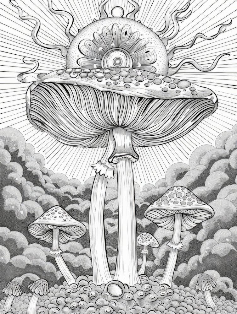 Peinture de Champignon