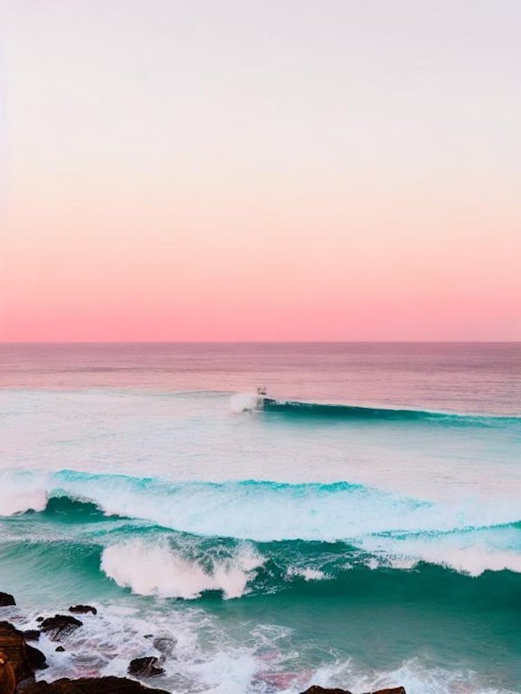 Bronte Beach, Australia Pink Photography 1