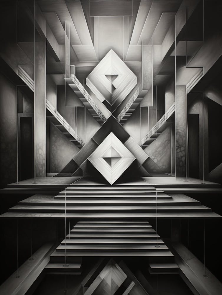 Dynamic Geometric Abstract Illustration 18