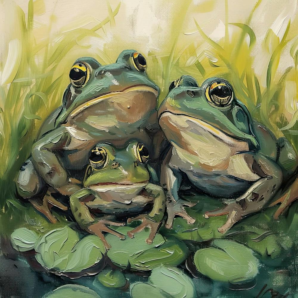 Frogs Fairycore Painting 3