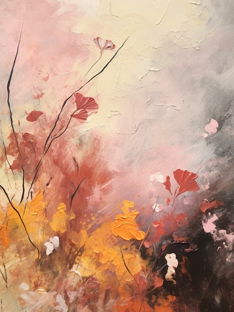 Fall Flower Painting Cosmos 1