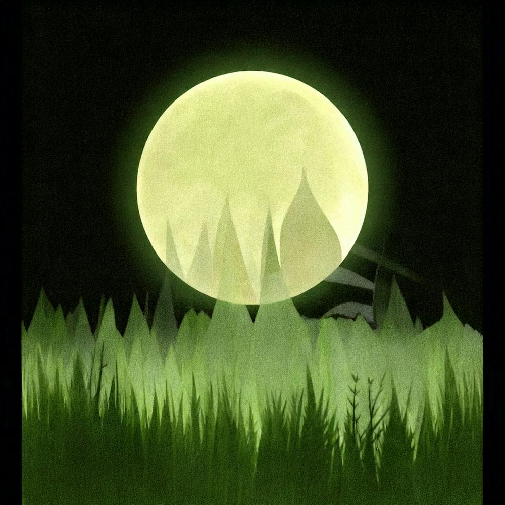 Full Moon In The Forest