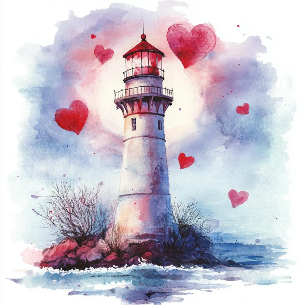 Valentine'S Day Lighthouse 7