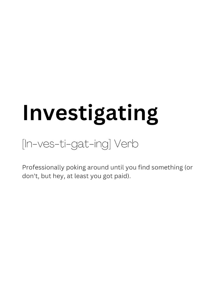 Investigating Definition Meaning