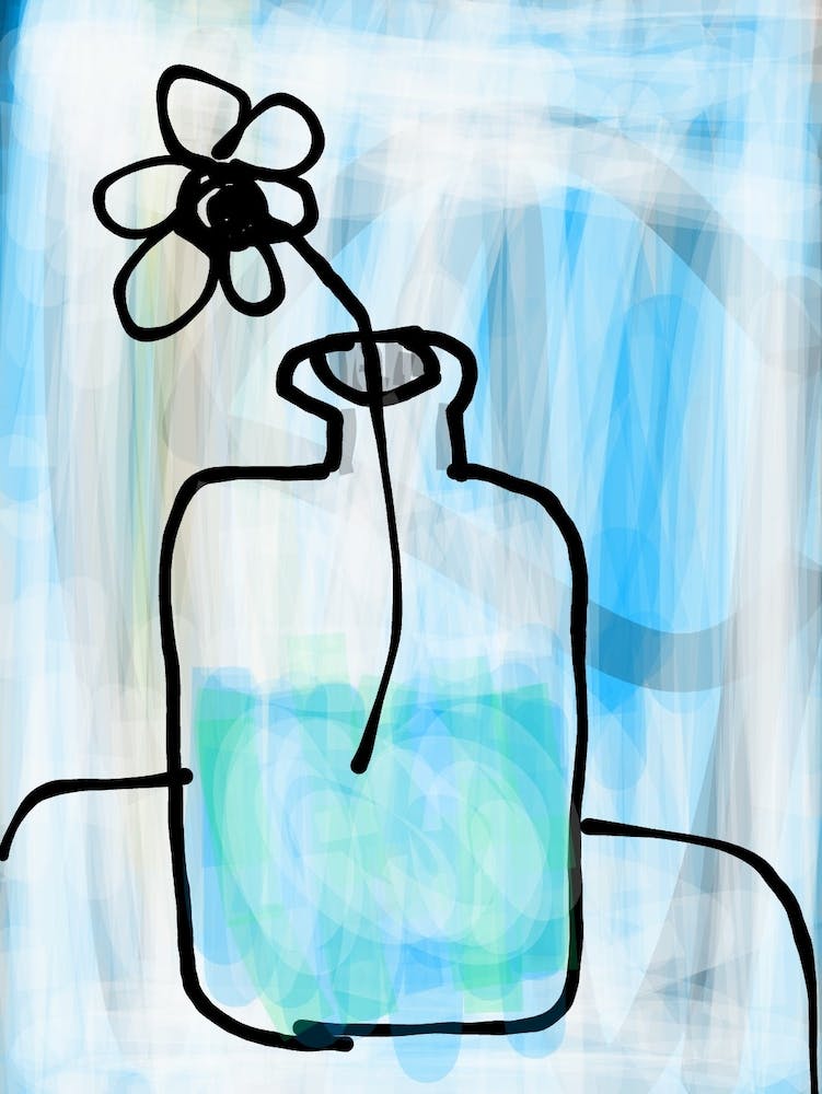 Flower In A Vase 1