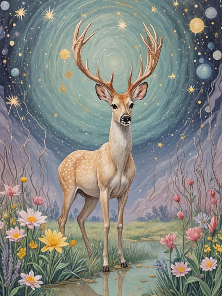 Mythical Cosmic Deer