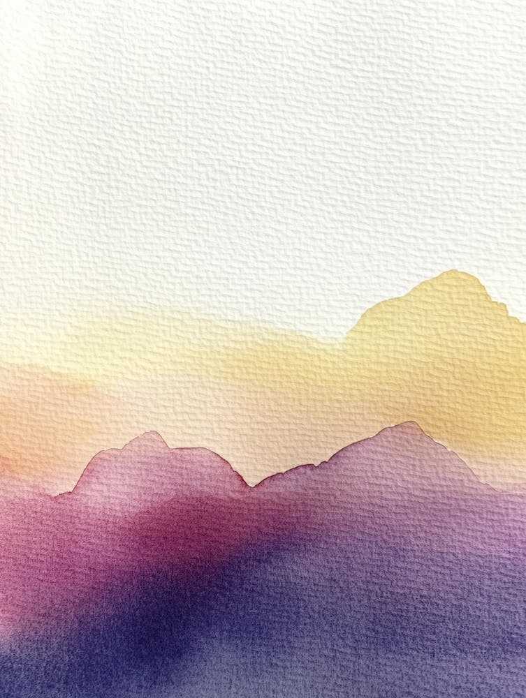 Watercolor - Mountains