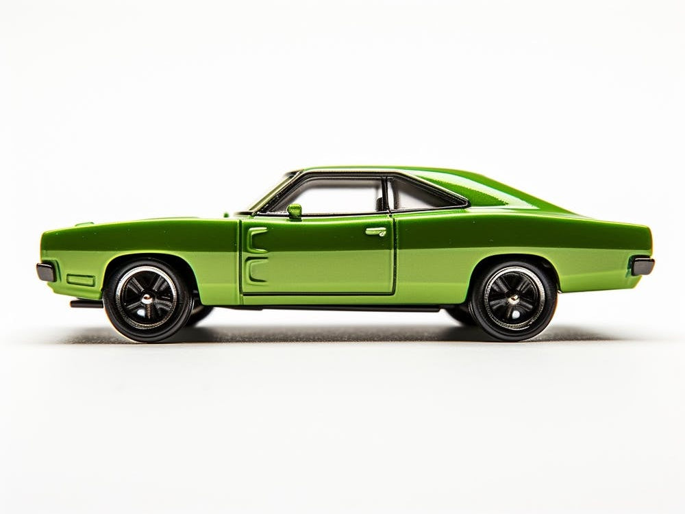 Toy Car 69 Dodge Charger Green
