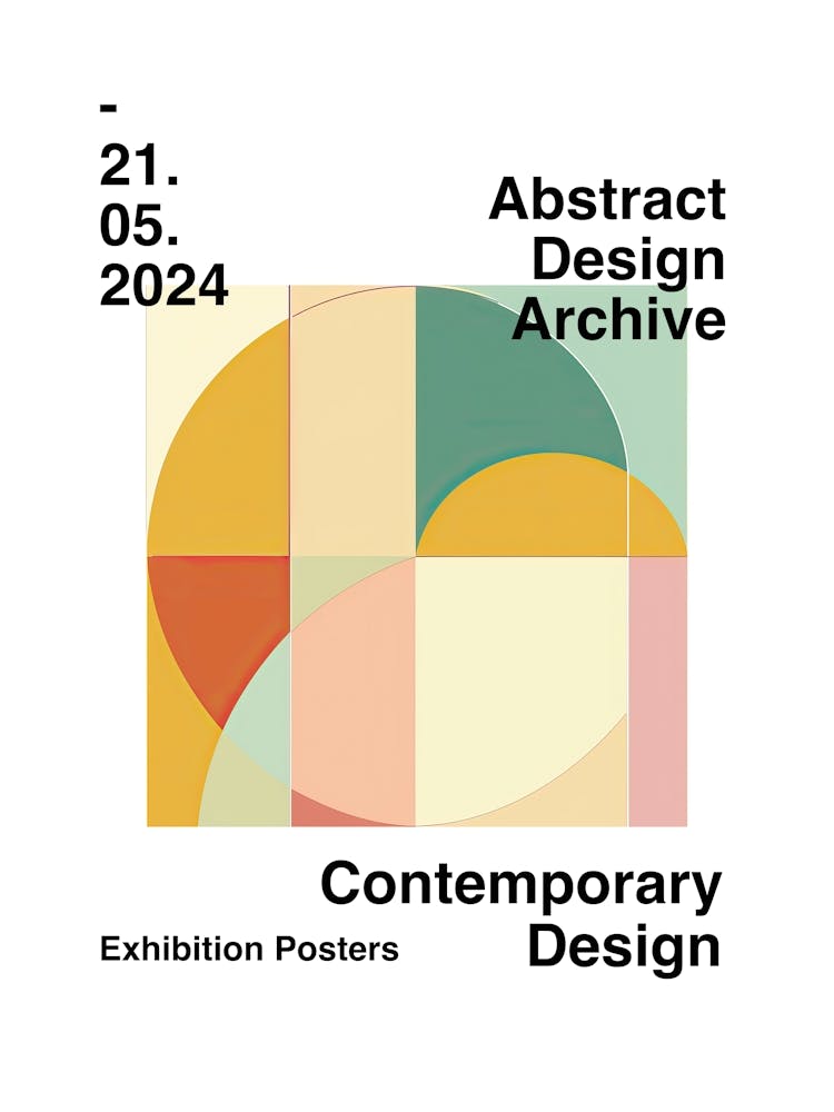 Abstract Design Archive Poster 45